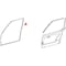 Uro Parts M-Benz W116 73-80 Door Seal, 1167200378 1167200378 - alternate 2